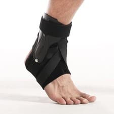 Image of Ankle Stabilizer Brace Three-Way Support Sprain Recovery Sports Small Black NEW