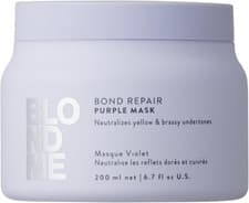 Image of BLONDME Bond Repair Purple Mask Hair Treatment Neutralizing Yellow Undertones fo