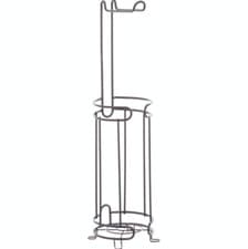 Image of SHOWERDRAPE BOLERO Toilet Roll Holder 60x15cm - Black - £32