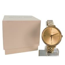 Image of Michael Kors Charley Women's Gold Tone Cystal Bezel 38mm Watch MK4399
