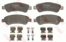 Image of TRW GDB1682 Brake Pad Set, disc brake for CITROËN,FIAT,PEUGEOT