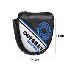 Image of Odyssey Golf Putter Head Covers Club Mallet Blade Protector Magnetic Sleeve UK
