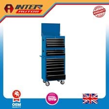 Image of Draper Expert Combination Roller Cabinet and Tool Chest, 15 Drawer, 26", Blue 04