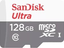 Image of SanDisk Ultra Micro SD Card 128GB Memory Card Size: 128GB Card No Adapter