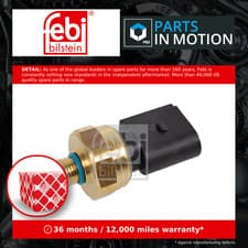 Image of Fuel Pressure Sensor fits VW 06E906051E 06E906051J 06E906051K 6E906051E Febi New