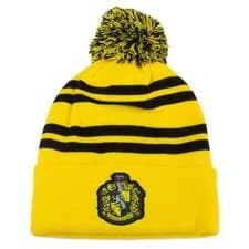 Image of Official Harry Potter House Hufflepuff Winter Hat Cozy Wizard Gift for True Fans