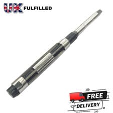 Image of HSS M2 Adjustable Hand Reamer H3 7/16–15/32" (11.11–11.91mm) Straight Flute Tool