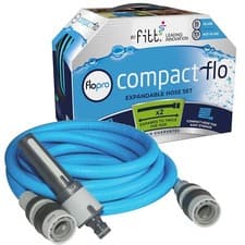 Image of Flopro Fitt Ikon Expandable Garden Hose Complete Set 15M Blue