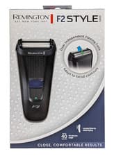Image of Remington Mens Foil Shaver F2 Style Cordless with Pop-Up Detail Trimmer - F2002