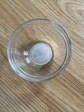 Image of 6 Glass Dip Bowls Luminarc Sauce Condiment Stacking Serving Dishes 9cm x 4cm