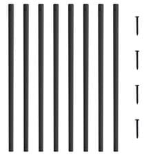 Image of VEVOR Staircase Metal Balusters 51 Pack 29.5''x1'' Aluminum Spindles w/ Screws