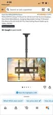 Image of PERLESMITH Ceiling TV Mount for 26-65 Inch Flat Screen Displays