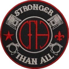 Image of PANTERA Iron On Patch: STRONGER: than all cowboys from hell Official Merch £pa