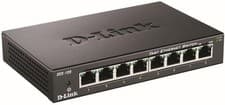 Image of D-Link DES-108/B 8-Port Fast Ethernet Unmanaged Metal Desktop Switch 10/100 Mbi