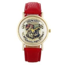 Image of Harry Potter Hogwarts Badge Logo Quartz Wristwatch Charm Unisex Kids/Adults Gift