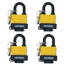 Image of 40mm Keyed Alike Padlocks Security Locks Weather Resistant + Waterproof