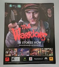 Image of Rockstar Games The Warriors PS2 Xbox Vintage 2005 Magazine Print Ad Poster Art