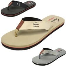 Image of Alpine Swiss Mens Flip Flops Lightweight Thong Sandals Beach Slides EVA Sole