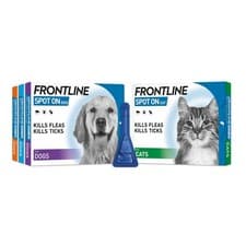 Image of Frontline Spot On For Dog Cat Flea Tick & Lice Treatment Small Medium Large XL