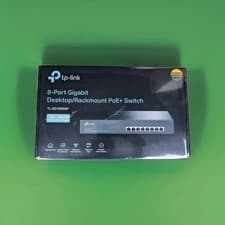 Image of TP-LINK (TL-SG1008MP) 8-Port Gigabit Unmanaged Desktop/Rackmount Switch 8-Port P