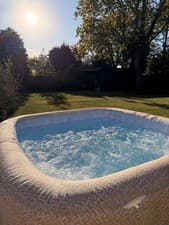 Image of Lay-Z-Spa Tuscany Smart AirJet Inflatable Hot Tub, Smart Wifi App, 5-7 Person