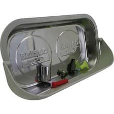 Image of Bahco Stainless Steel Magnetic Rectangular Parts Tray