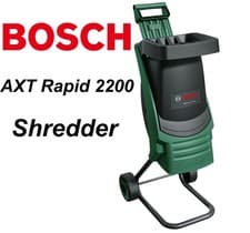 Image of Bosch AXT Rapid 2200 Electric Garden Shredder Wood Shredder 2200w
