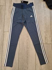 Image of adidas 3 Stripes Leggings Women's - Navy - Essentials 3S Tights - All Sizes