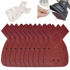 Image of 40PCS Mixed Mouse Sanding Sheets For Black and Decker Palm Sander Pads Sandpaper
