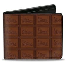 Image of Bi-Fold Wallet Willy Wonka and the Chocolate Factory WONKA Bar Block (US IMPORT)