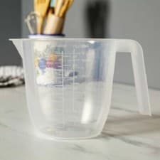 Image of Measuring Jug Clear Plastic 1L & 2L Litre Capacity Kitchen Measuring Jugs