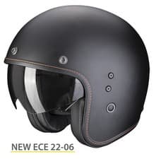Image of Scorpion BELFAST EVO Matte Black Full Removable Lining Jet Helmet S