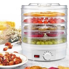 Image of 350W 5 Tray Electric Food Dehydrator Fruit Meat Beef Dryer Veg Preserver Machine