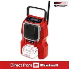 Image of Einhell Cordless Site Radio Speaker 18V Bluetooth TC-SR 18 Li BT Audio BODY ONLY