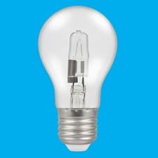 Image of 10x 70W (=90W) Clear Dimmable Eco Halogen A55 GLS Light Bulbs ES E27 Screw Lamp