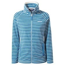 Image of Craghoppers Women's Ella Fleece Jacket Blue Yale Blue Stripe