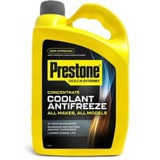 Image of Prestone Summer Coolant Winter Antifreeze Concentrate All Make Model Pack 4Litre