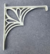 Image of Hanging Basket Bracket x 2, 3 Leaf H/Duty Excellent Quality Graded Steel