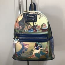 Image of Loungefly Disney Snow White Scenes Mini Backpack NEW W TAGS