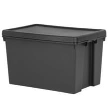 Image of Wham Bam Black Heavy Duty Storage Box 62L Single 3-Pack 5-Pack10