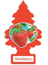 Image of Strawberry Little Trees Car Air Fresheners in packs of 6, 12, or 24