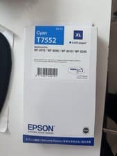 Image of Epson T7552 Original Ink Cartridge C13T755240 Cyan