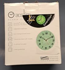 Image of Acctim Smartlite Silent Sweep Alarm Clock Tested And Fully Working
