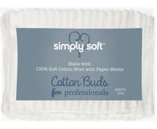 Image of SIMPLY SOFT COTTON PAPER STEMMED BUDS 200PK