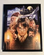 Image of Harry Potter the Sorcerer's Stone (2001) Framed Artwork