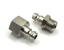 Image of PCL Mini Air Line Hose Male Adaptor 1/4" BSP Rectus 21 Quick Coupling Connector