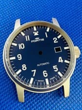 Image of Fortis Flieger Complete Kit,New,Blue Dial,40mm Case.595.10.46.1