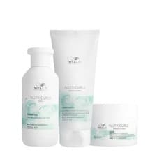 Image of Wella Nutricurls Micellar Shampoo250ml Waves & Curls Conditioner200ml Mask 150ml