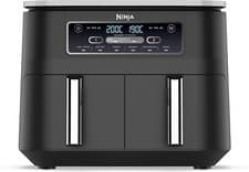 Image of Ninja Foodi Dual Zone Digital Air Fryer, 2 Drawers, 7.6L, 6-in-1, Uses No Oil