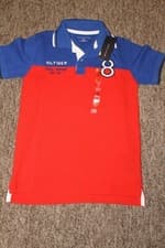 Image of Tommy Hilfiger Boys Polo T-shirt (Age 8-10 Years) NEW